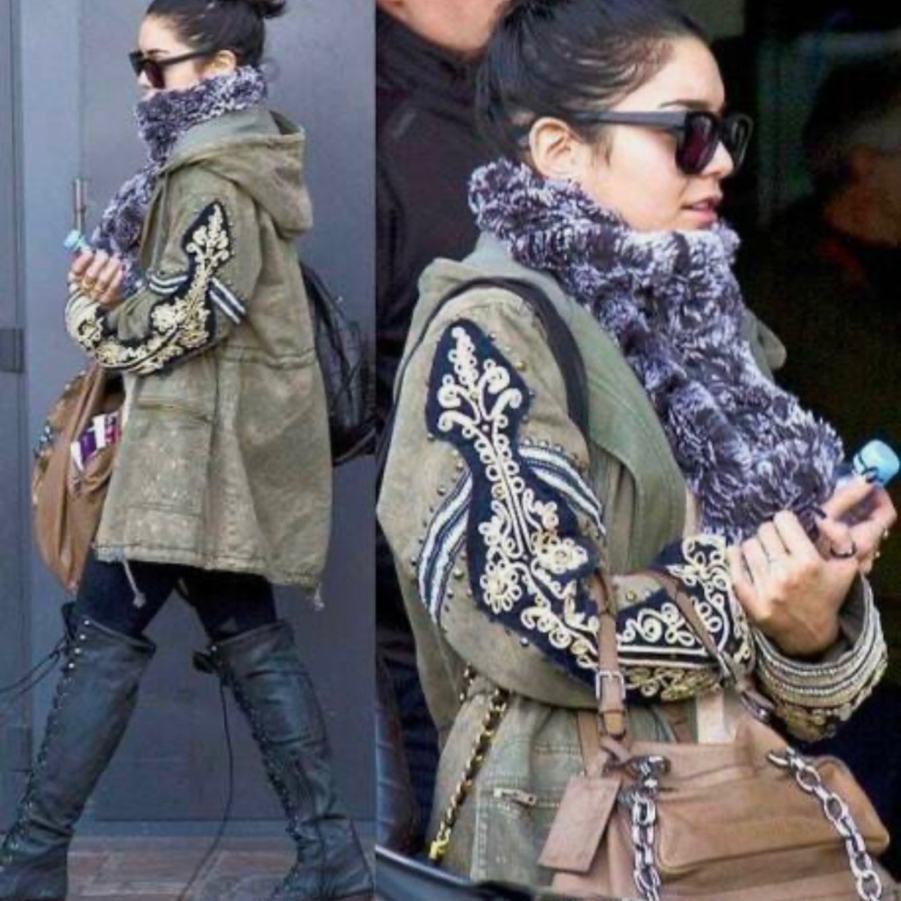 We The Free - Embellished Military Jacket